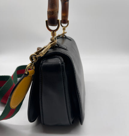 Gucci bamboo top handle bag