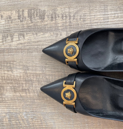 Versace kitten heels