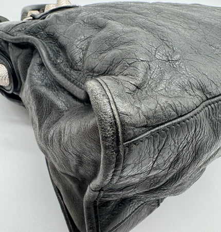 Balenciaga city mettalic shoulder bag