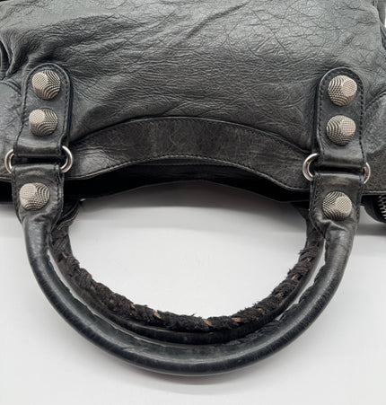 Balenciaga city mettalic shoulder bag