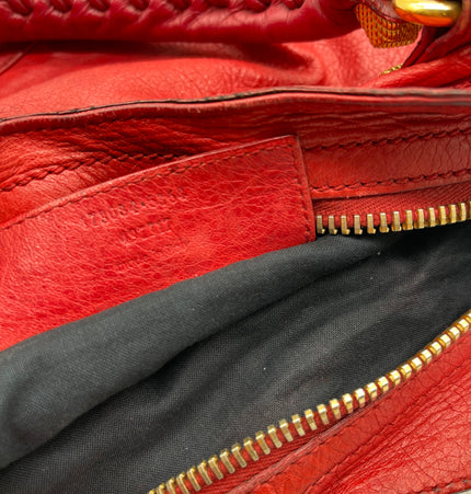 Balenciaga city mettalic bag