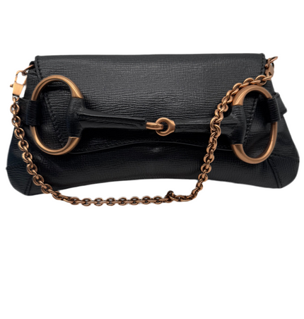 Gucci horse bit shoulder bag