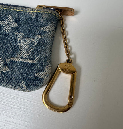 Louis Vuitton Monogram Denim Key Pouch