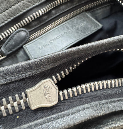 Balenciaga city mettalic shoulder bag