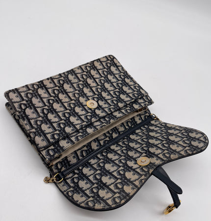 Dior Saddle rectangular denim crossbody bag
