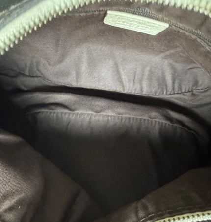 Gucci GG Canvas Shoulder Bag with Heart Charm