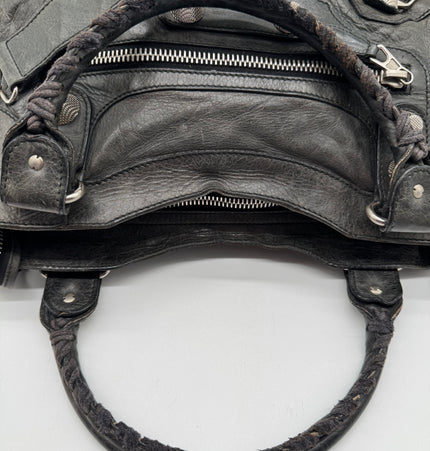 Balenciaga city mettalic shoulder bag