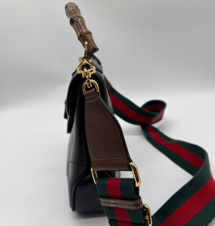 Gucci bamboo top handle vintage handbag