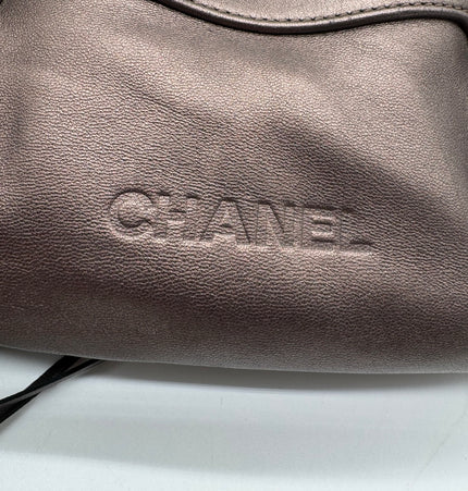 Chanel metallic shoulder bag