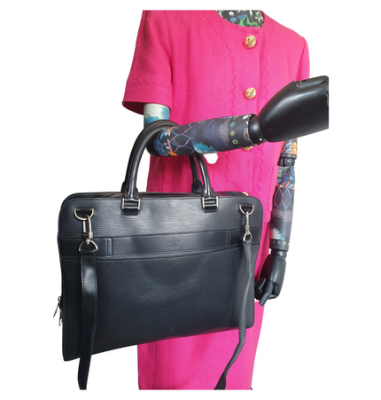 Louis Vuitton porte documen epi leather laptop bag