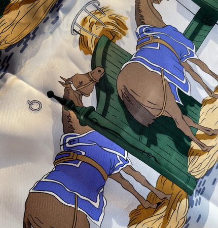 Hermes silk Ecuries scarf