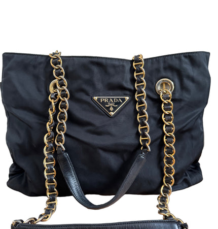 Prada nylon vintage tote
