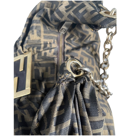 FENDI  large zucca shoulder bag