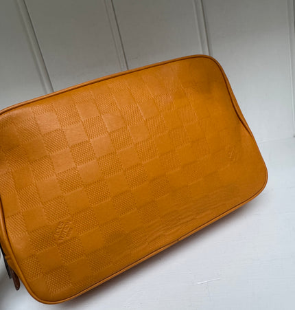 Louis Vuitton leather toiletries bag