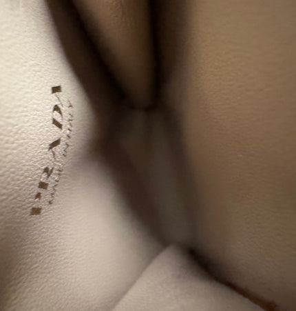 Prada saffiano leather zip wallet