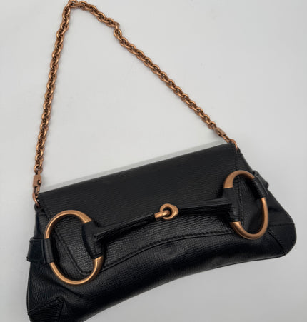 Gucci horse bit shoulder bag