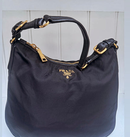 Prada cloth shoulder bag