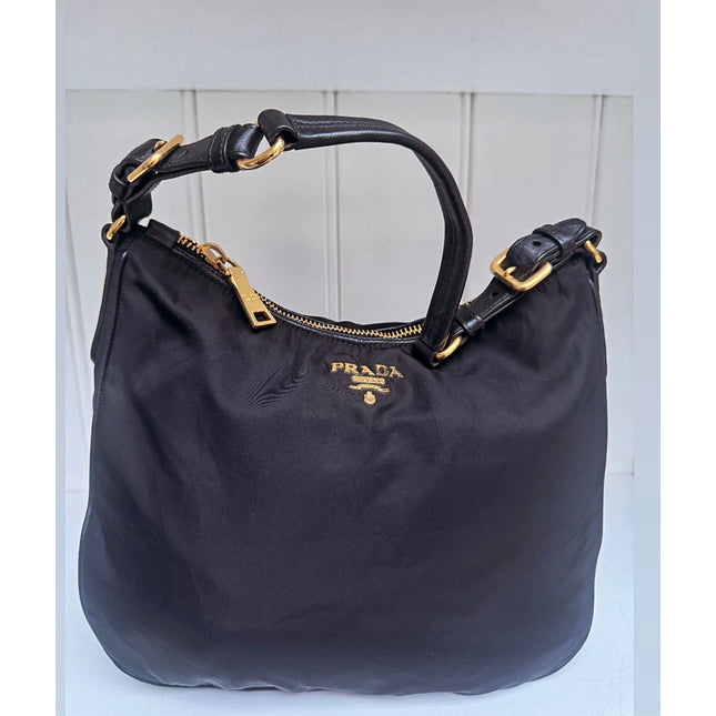 Prada cloth shoulder bag
