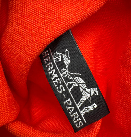 Hermes cloth handbag