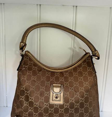 Gucci D ring shoulder bag