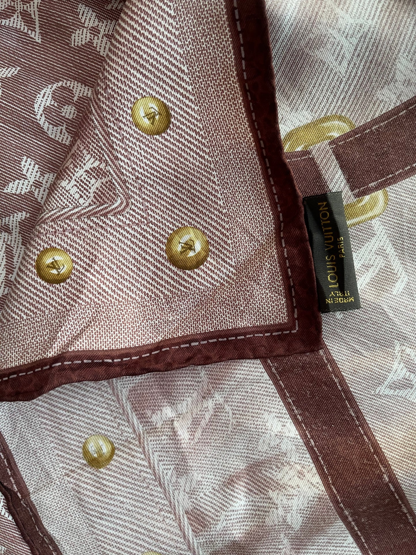 Louis Vuitton silk scarf