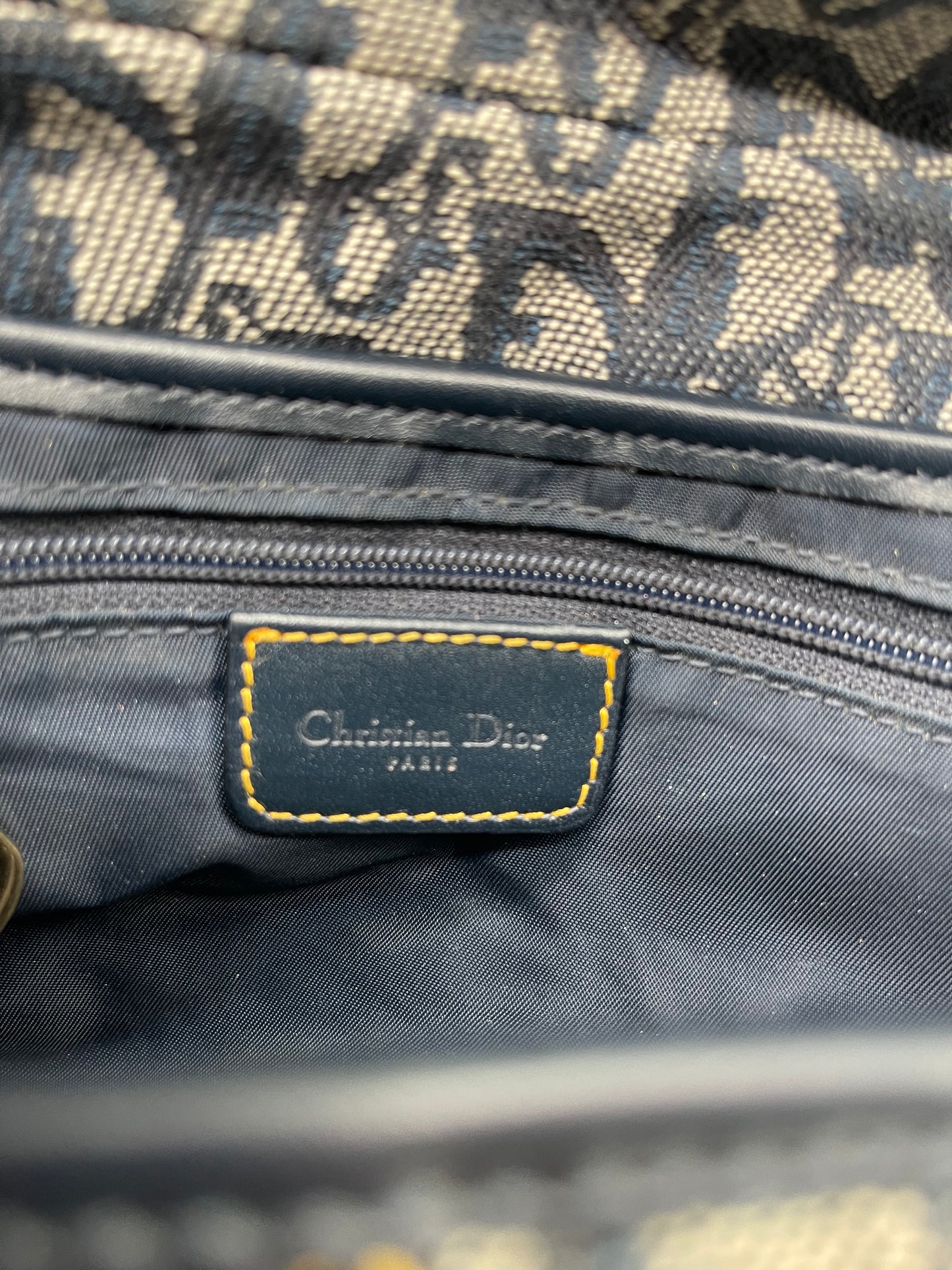 Dior Saddle denim shoulder bag