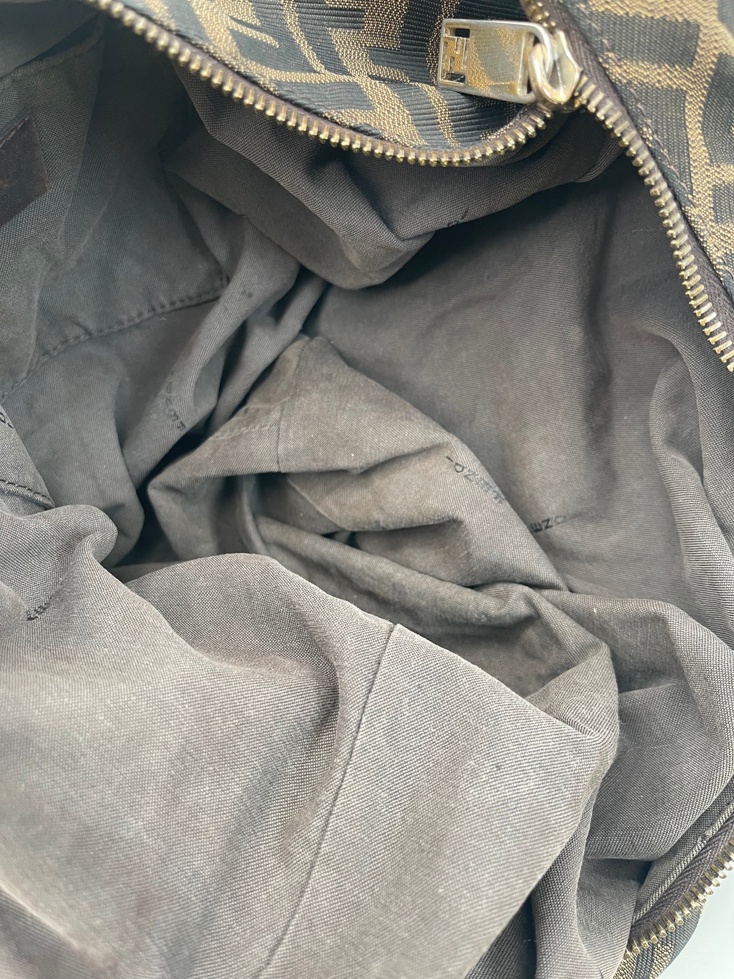 FENDI  large zucca shoulder bag
