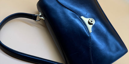 HERMES  vintage leather handbag
