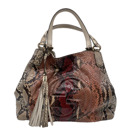 Gucci Soho phyton leather shoulder bag