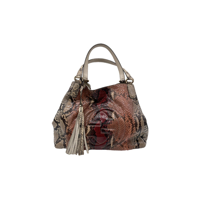 Gucci Soho phyton leather shoulder bag