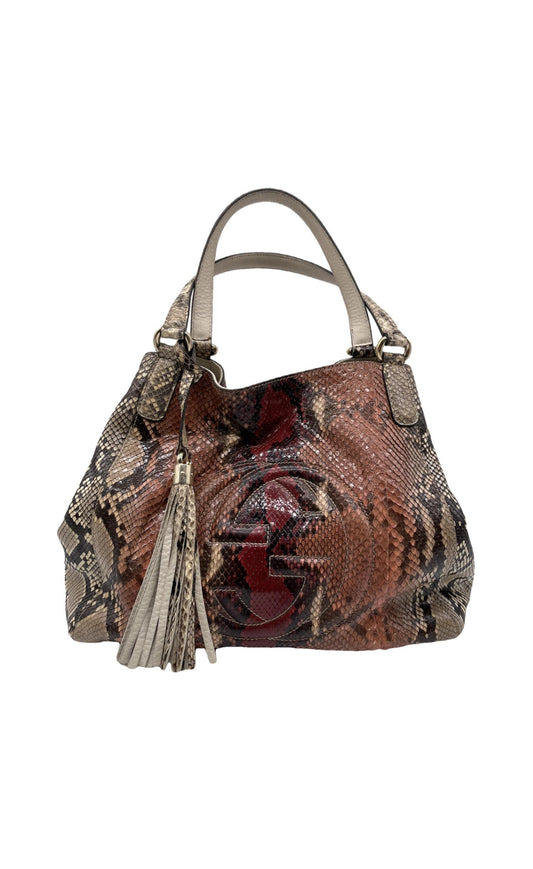 Gucci Soho phyton leather shoulder bag