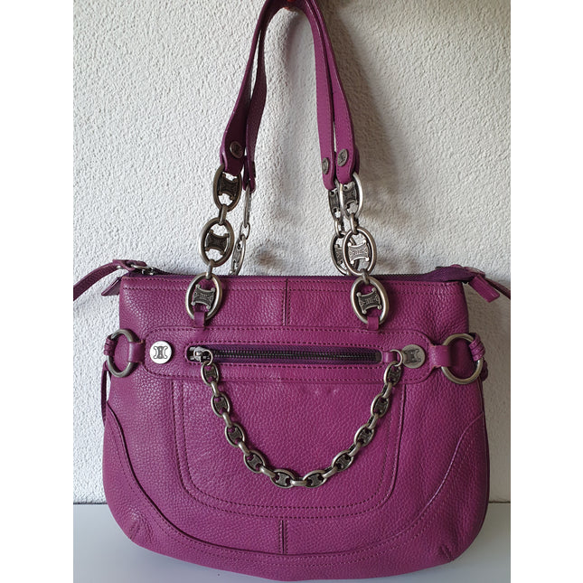 CELINE  triomphe vintage shoulder bag