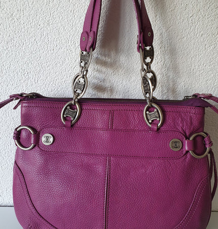 CELINE  triomphe vintage shoulder bag