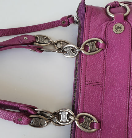 CELINE  triomphe vintage shoulder bag