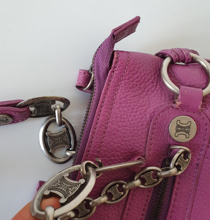 CELINE  triomphe vintage shoulder bag