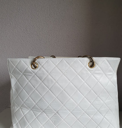 Chanel vintage shopping tote