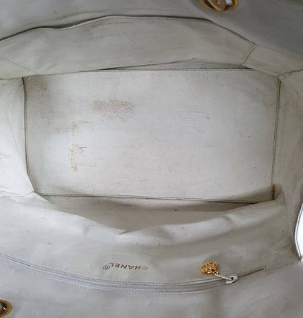 Chanel vintage shopping tote