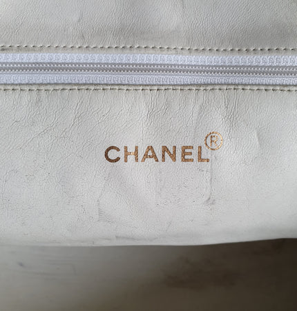 Chanel vintage shopping tote