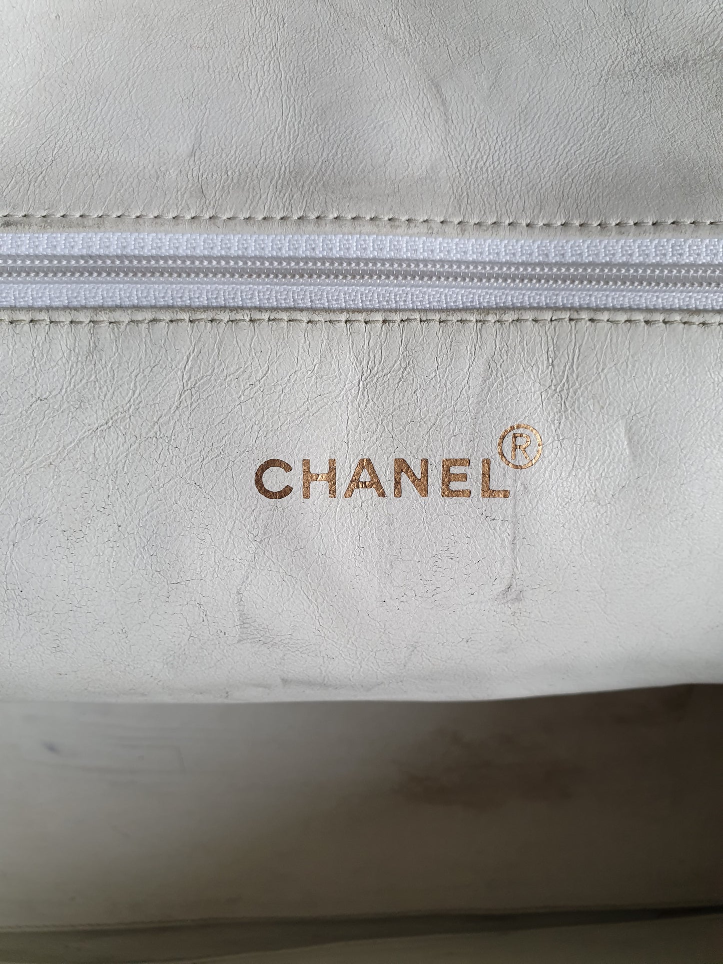 Chanel vintage shopping tote