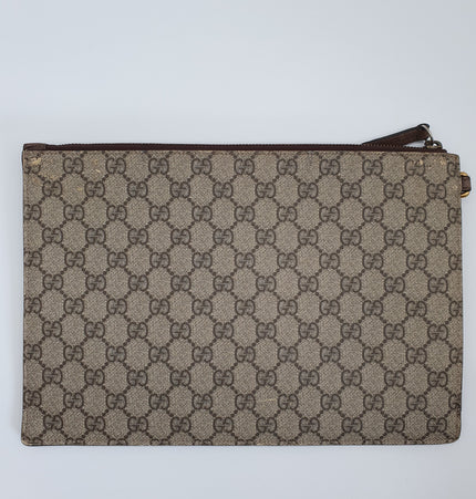 Gucci neo gg monogram animalier clutch bag