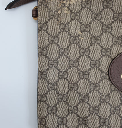 Gucci neo gg monogram animalier clutch bag