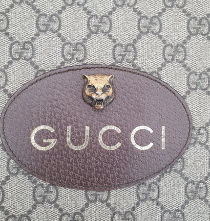 Gucci neo gg monogram animalier clutch bag