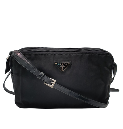 Prada nylon mini crossbody bag