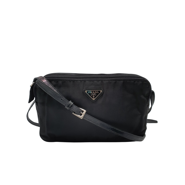 Prada nylon mini crossbody bag