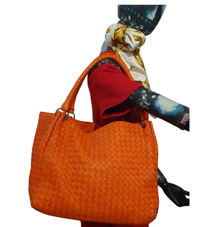 Bottega Veneta gewebte Schultertasche