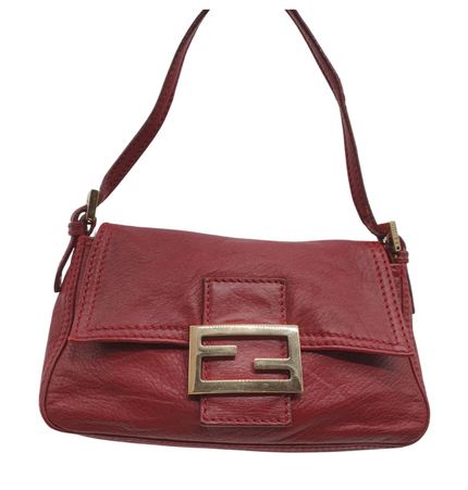 Sac bandoulière Fendi baguette en cuir