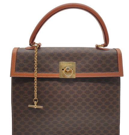 Celine triomphe vintage clasp bag