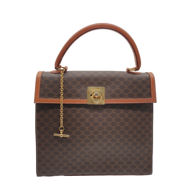 Celine triomphe vintage clasp bag