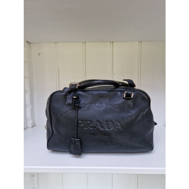 Prada vitello leather handbag