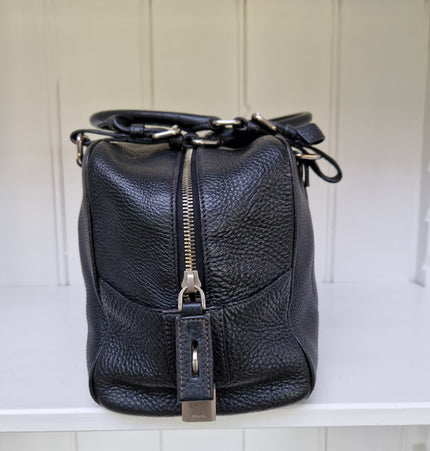 Prada vitello leather handbag